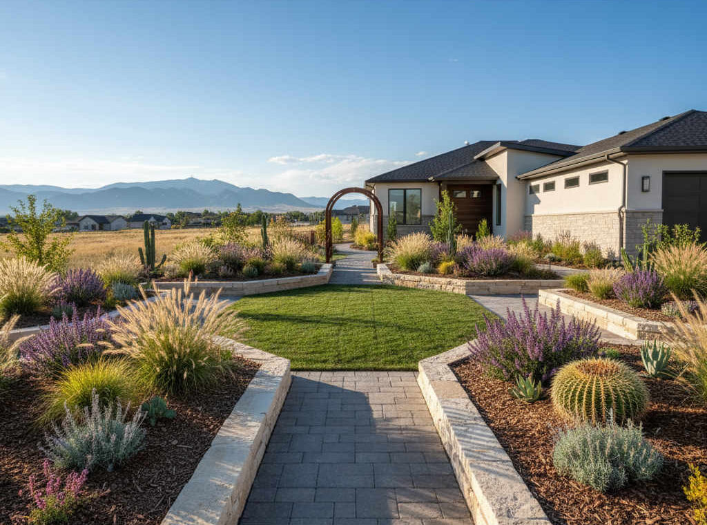 South Jordan Utah landscape designed for manageable maintenance and long-term performance