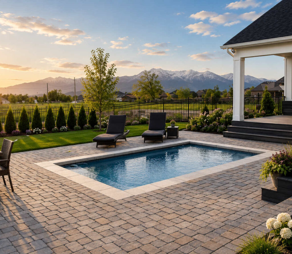 Detailed construction-ready landscape design plans for a Saratoga Springs Utah residential property